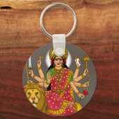 Goddess Durga Keychain (Voorkant)