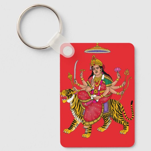 Goddess Durga Keychain (Voorkant)