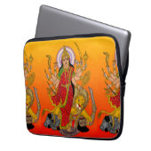 Goddess Durga Laptop Case (Voorkant Links)