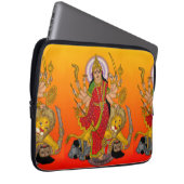 Goddess Durga laptophoes Laptop Sleeve (Voorkant Rechts)