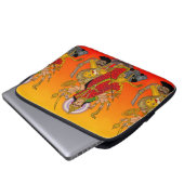 Goddess Durga laptophoes Laptop Sleeve (Voorkant onderkant)