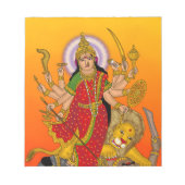 Goddess Durga Notepad Notitieblok (Voorkant)