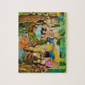 Goddess Durga op het Durga-festival in Burdwan Legpuzzel (Verticaal)