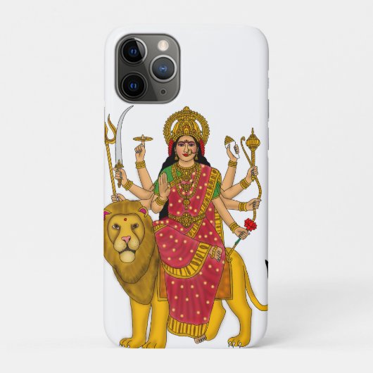 Goddess Durga Phone Case (Achterkant)
