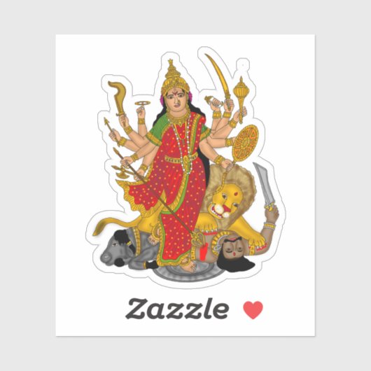 Goddess Durga Sticker (Vel)