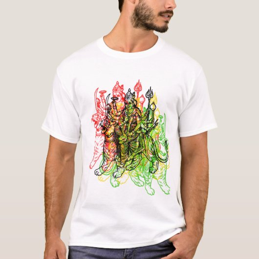Goddess Durga T-shirt (Voorkant)