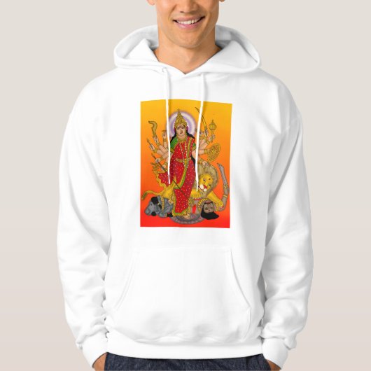 Goddess Durga-trui Hoodie (Voorkant)