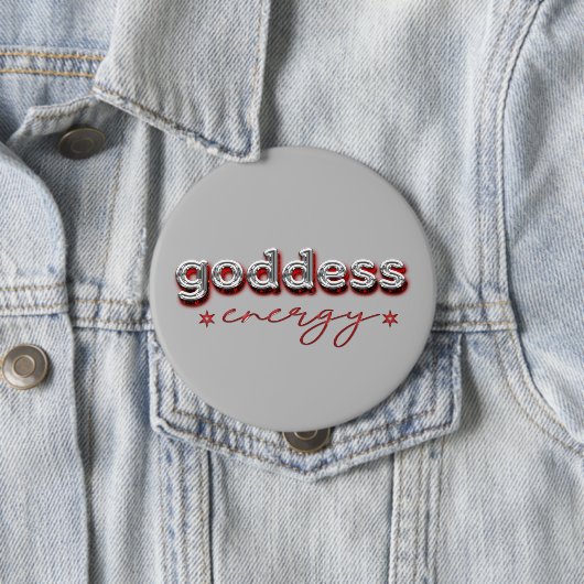 Goddess-energie Ronde Button 4,0 Cm (In situ)