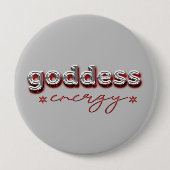 Goddess-energie Ronde Button 4,0 Cm (Voorkant)