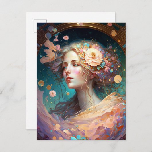 Goddess Fantasy Art Briefkaart (Voorkant / Achterkant)