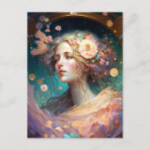 Goddess Fantasy Art Briefkaart (Voorkant)