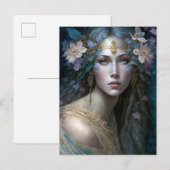 Goddess Fantasy Art Briefkaart (Voorkant / Achterkant)