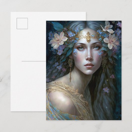 Goddess Fantasy Art Briefkaart (Voorkant / Achterkant)