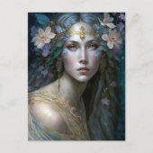Goddess Fantasy Art Briefkaart (Voorkant)