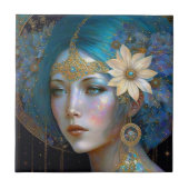Goddess Fantasy Art Ceramic Tegel Tegeltje (Voorkant)