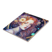 Goddess Fantasy Art Ceramic Tegel Tegeltje (Zijkant)