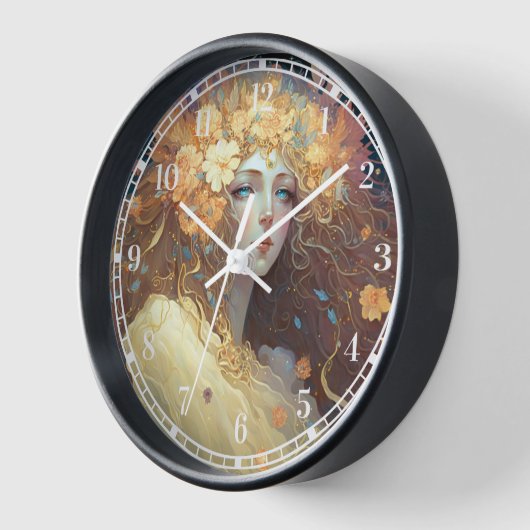 Goddess Fantasy Art Clock (Hoek)