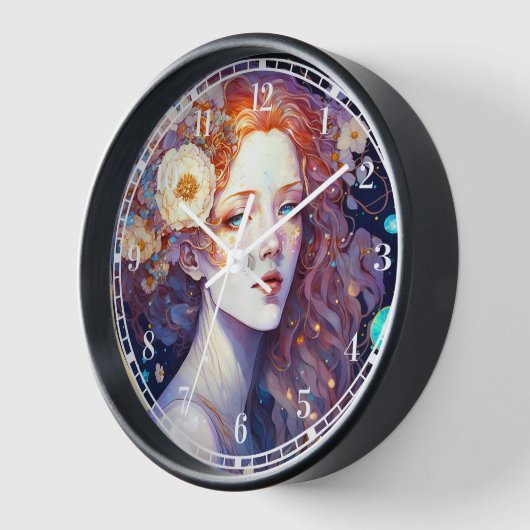 Goddess Fantasy Art Clock (Hoek)