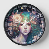 Goddess Fantasy Art Clock (Voorkant)