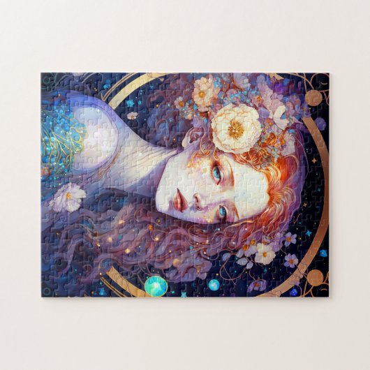 Goddess Fantasy Art Jigzaag Puzzle Legpuzzel (Horizontaal)