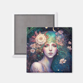 Goddess Fantasy Art Magnet (Voorkant / Achterkant)