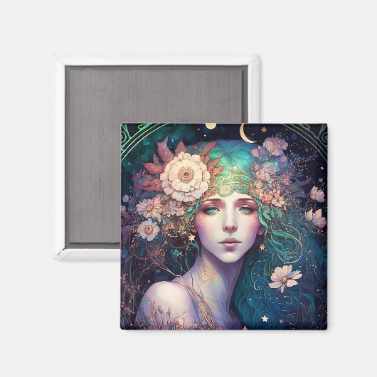 Goddess Fantasy Art Magnet (Voorkant / Achterkant)