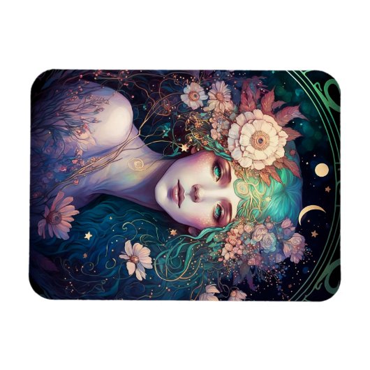 Goddess Fantasy Art Magnet Magneet (Horizontaal)