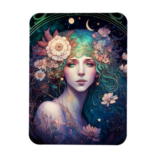 Goddess Fantasy Art Magnet Magneet (Verticaal)