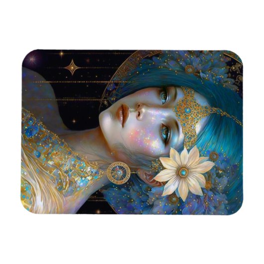 Goddess Fantasy Art Magnet Magneet (Horizontaal)