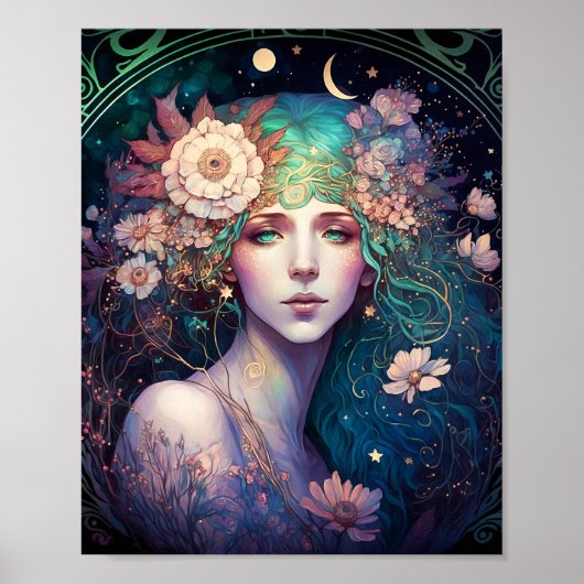 Goddess Fantasy Art Poster (Voorkant)