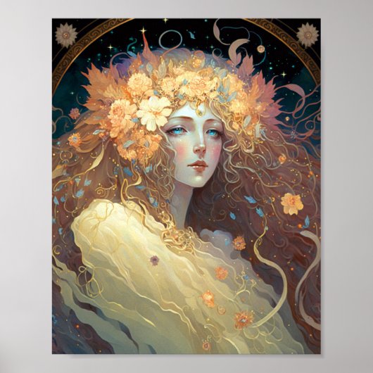 Goddess Fantasy Art Poster (Voorkant)