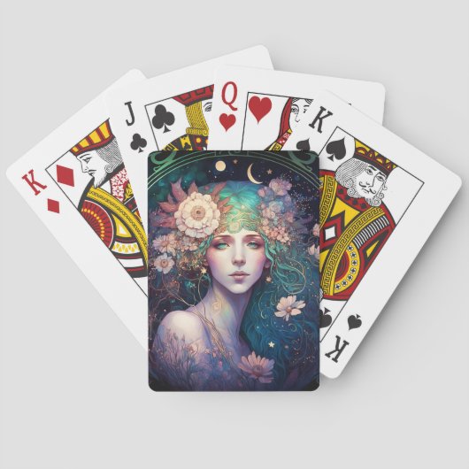 Goddess Fantasy Art-speelkaarten Pokerkaarten (Achterkant)