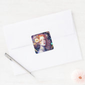 Goddess Fantasy Art Square Sticker (Envelop)