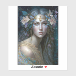 Goddess Fantasy Art Sticker