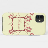Goddess Floral CM iPhone 5 BT ID Hoesje, rood Case-Mate iPhone Case (Achterkant (horizontaal))