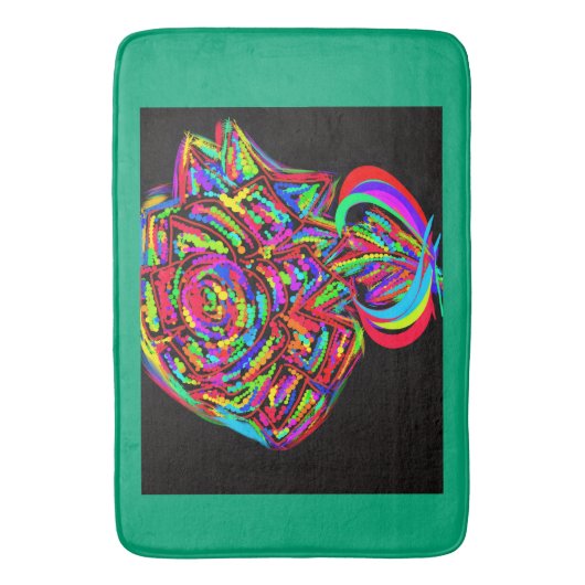 Goddess Flower Bath Mat (Voorkant Verticaal)
