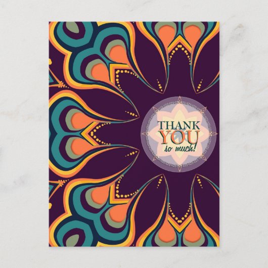 Goddess Flower Bedankt Briefkaart (Voorkant)