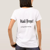 Goddess Freya t shirt (Achterkant)