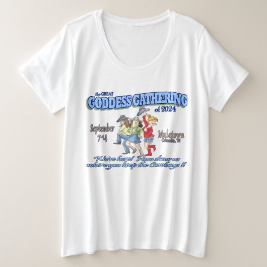 Goddess Gathering 2024 Tshirt (Design voorkant)