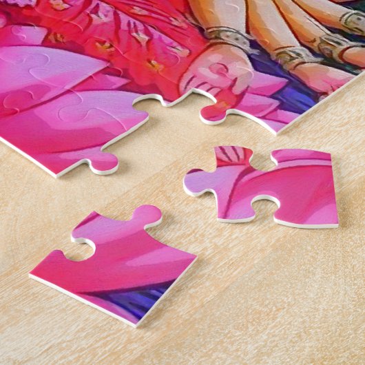 Goddess Gayatri Devi Deity Legpuzzel (Zijkant)