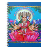 Goddess Gayatri Devi Deity Notitieboek (Voorkant)