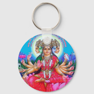 Goddess Gayatri Devi Deity Sleutelhanger