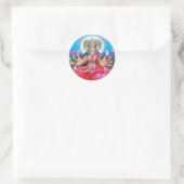 Goddess Gayatri Devi Ronde Sticker (Tas)