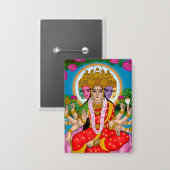 Goddess Gayatri Knop Button (Voorkant / Achterkant)