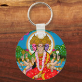 Goddess Gayatri Sleutelhanger (Voorkant)