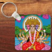 Goddess Gayatri Sleutelhanger (Voorkant)