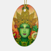 Goddess Green Tara's Face Ornament (Links)