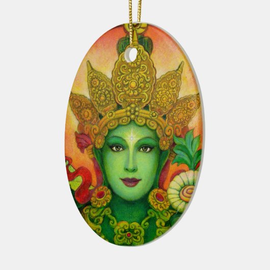 Goddess Green Tara's Face Ornament (Links)