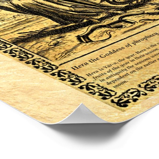 GODDESS HERA POSTER (Hoek)