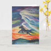 Goddess in Glastonbury Kaart (Gele Bloem)